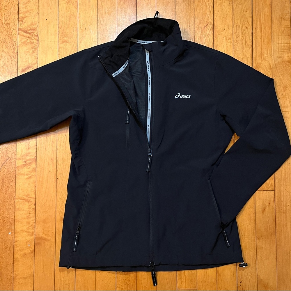 Asics Women's Duo Tech Jacket Full Zip Size M Athletic Running Track Active Wear